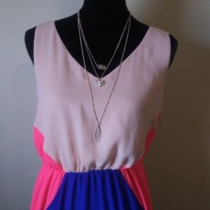 Gianni Bini Colorblock Maxi Dress